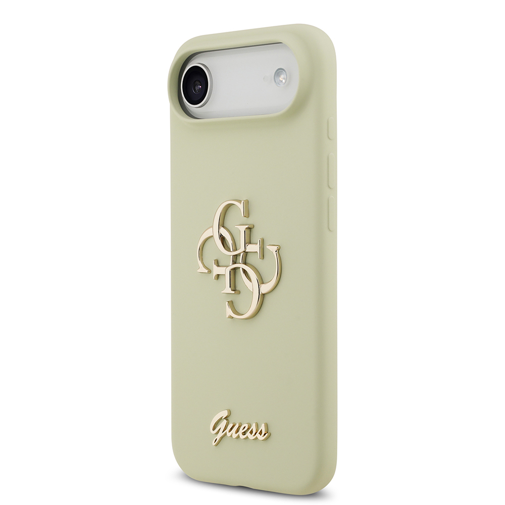 Apple iPhone 17 Air Uyumlu Kılıf Guess Orjinal Lisanslı Grained Yazı Logolu Kapak - 22