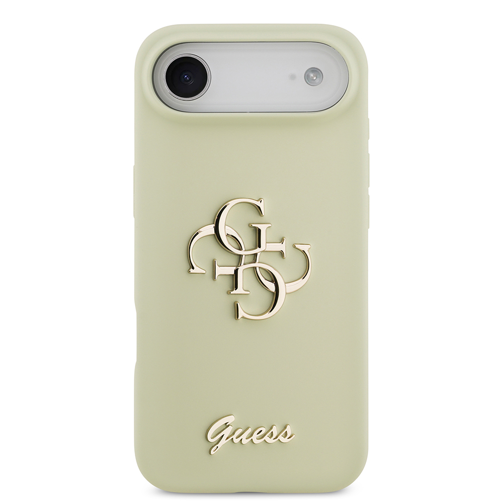 Apple iPhone 17 Air Uyumlu Kılıf Guess Orjinal Lisanslı Grained Yazı Logolu Kapak - 23