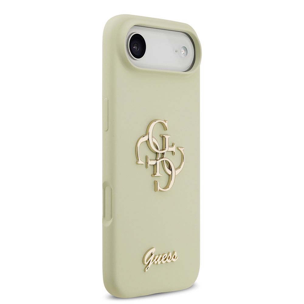 Apple iPhone 17 Air Uyumlu Kılıf Guess Orjinal Lisanslı Grained Yazı Logolu Kapak - 24