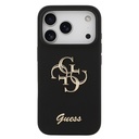 Apple iPhone 17 Pro Kılıf Guess Orjinal Lisanslı Grained Yazı Logolu Kapak - 2