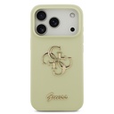 Apple iPhone 17 Pro Kılıf Guess Orjinal Lisanslı Grained Yazı Logolu Kapak - 9