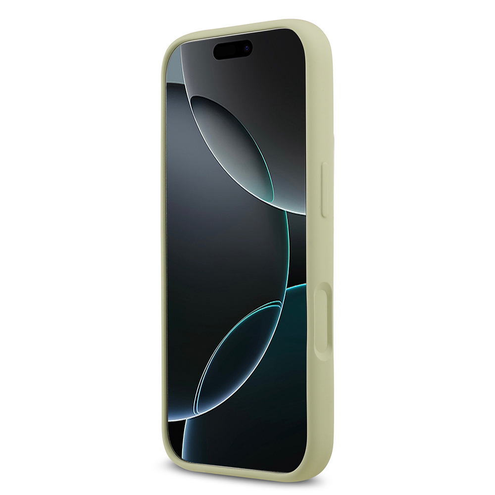 Apple iPhone 17 Pro Kılıf Guess Orjinal Lisanslı Grained Yazı Logolu Kapak - 11