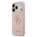 Apple iPhone 17 Pro Kılıf Guess Orjinal Lisanslı Grained Yazı Logolu Kapak - 15