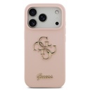 Apple iPhone 17 Pro Kılıf Guess Orjinal Lisanslı Grained Yazı Logolu Kapak - 16