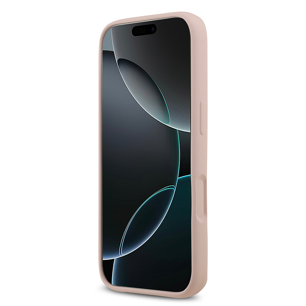 Apple iPhone 17 Pro Kılıf Guess Orjinal Lisanslı Grained Yazı Logolu Kapak - 18