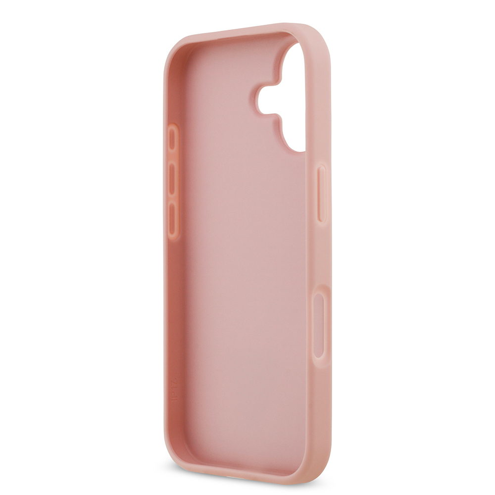 Apple iPhone 17 Kılıf Guess Orjinal Lisanslı Taşlı Arka Yüzey Üçgen Logolu Kapak - 20