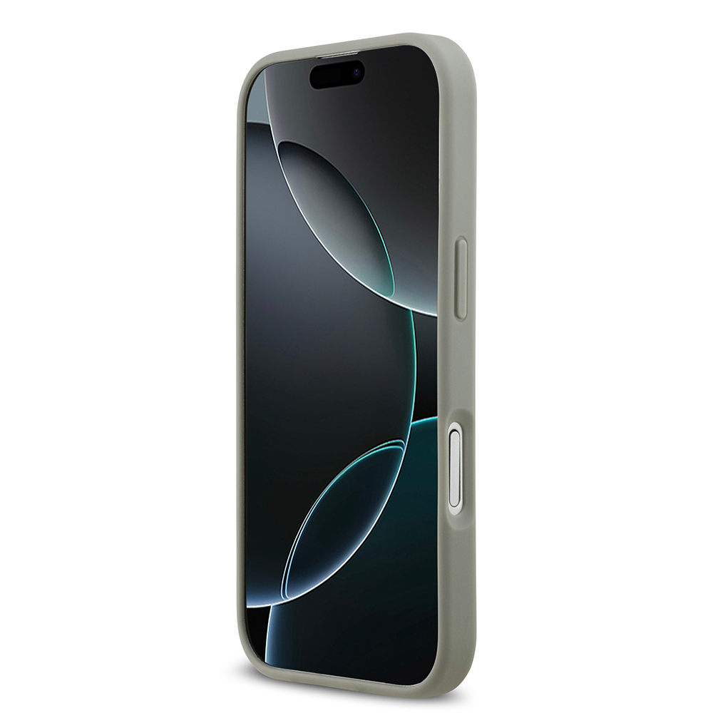 Apple iPhone 17 Kılıf Guess Orjinal Lisanslı Taşlı Arka Yüzey Üçgen Logolu Kapak - 25
