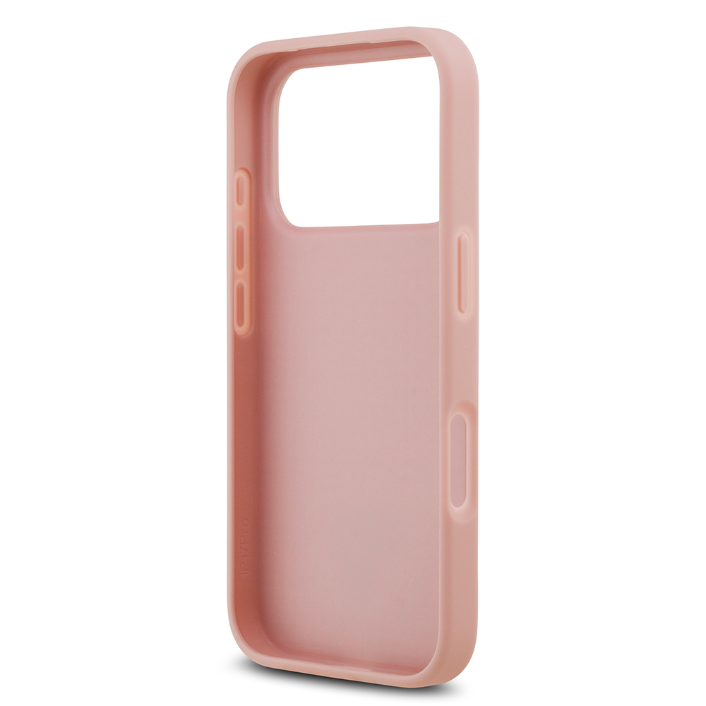 Apple iPhone 17 Pro Kılıf Guess Orjinal Lisanslı Taşlı Arka Yüzey Üçgen Logolu Kapak - 6