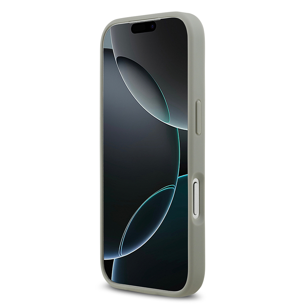 Apple iPhone 17 Pro Kılıf Guess Orjinal Lisanslı Taşlı Arka Yüzey Üçgen Logolu Kapak - 25