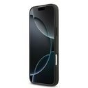 Apple iPhone 17 Pro Max Kılıf Guess Orjinal Lisanslı Taşlı Arka Yüzey Üçgen Logolu Kapak - 4