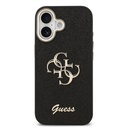 Apple iPhone 17 Kılıf Guess Orjinal Lisanslı 4G Büyük Metal Kamera Çerçeveli ve Logolu Glitter Kapak - 2