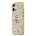 Apple iPhone 17 Kılıf Guess Orjinal Lisanslı 4G Büyük Metal Kamera Çerçeveli ve Logolu Glitter Kapak - 8