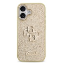 Apple iPhone 17 Kılıf Guess Orjinal Lisanslı 4G Büyük Metal Kamera Çerçeveli ve Logolu Glitter Kapak - 9