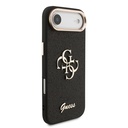 Apple iPhone 17 Air Kılıf Guess Orjinal Lisanslı 4G Büyük Metal Kamera Çerçeveli ve Logolu Glitter Kapak - 3