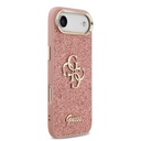 Apple iPhone 17 Air Kılıf Guess Orjinal Lisanslı 4G Büyük Metal Kamera Çerçeveli ve Logolu Glitter Kapak - 10