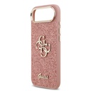 Apple iPhone 17 Air Kılıf Guess Orjinal Lisanslı 4G Büyük Metal Kamera Çerçeveli ve Logolu Glitter Kapak - 12