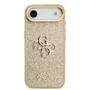 Apple iPhone 17 Air Uyumlu Kılıf Guess Orjinal Lisanslı 4G Büyük Metal Kamera Çerçeveli ve Logolu Glitter Kapak - 16