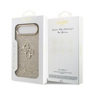 Apple iPhone 17 Air Uyumlu Kılıf Guess Orjinal Lisanslı 4G Büyük Metal Kamera Çerçeveli ve Logolu Glitter Kapak - 21