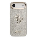 Apple iPhone 17 Air Uyumlu Kılıf Guess Orjinal Lisanslı 4G Büyük Metal Kamera Çerçeveli ve Logolu Glitter Kapak - 23