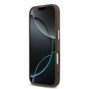 Apple iPhone 17 Kılıf Guess Orjinal Lisanslı Gold Metal Kamera Çerçeveli 4G Desenli Metal Büyük 4G ve Yazı Logolu Kapak - 4