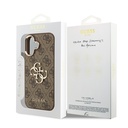 Apple iPhone 17 Kılıf Guess Orjinal Lisanslı Gold Metal Kamera Çerçeveli 4G Desenli Metal Büyük 4G ve Yazı Logolu Kapak - 7