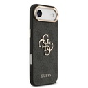Apple iPhone 17 Air Kılıf Guess Orjinal Lisanslı Gold Metal Kamera Çerçeveli 4G Desenli Metal Büyük 4G ve Yazı Logolu Kapak - 5