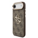 Apple iPhone 17 Air Uyumlu Kılıf Guess Orjinal Lisanslı Gold Metal Kamera Çerçeveli 4G Desenli Metal Büyük 4G ve Yazı Logolu Kapak - 8