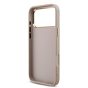 Apple iPhone 17 Pro Max Uyumlu Kılıf Guess Orjinal Lisanslı Gold Metal Kamera Çerçeveli 4G Desenli Metal Büyük 4G ve Yazı Logolu Kapak - 20