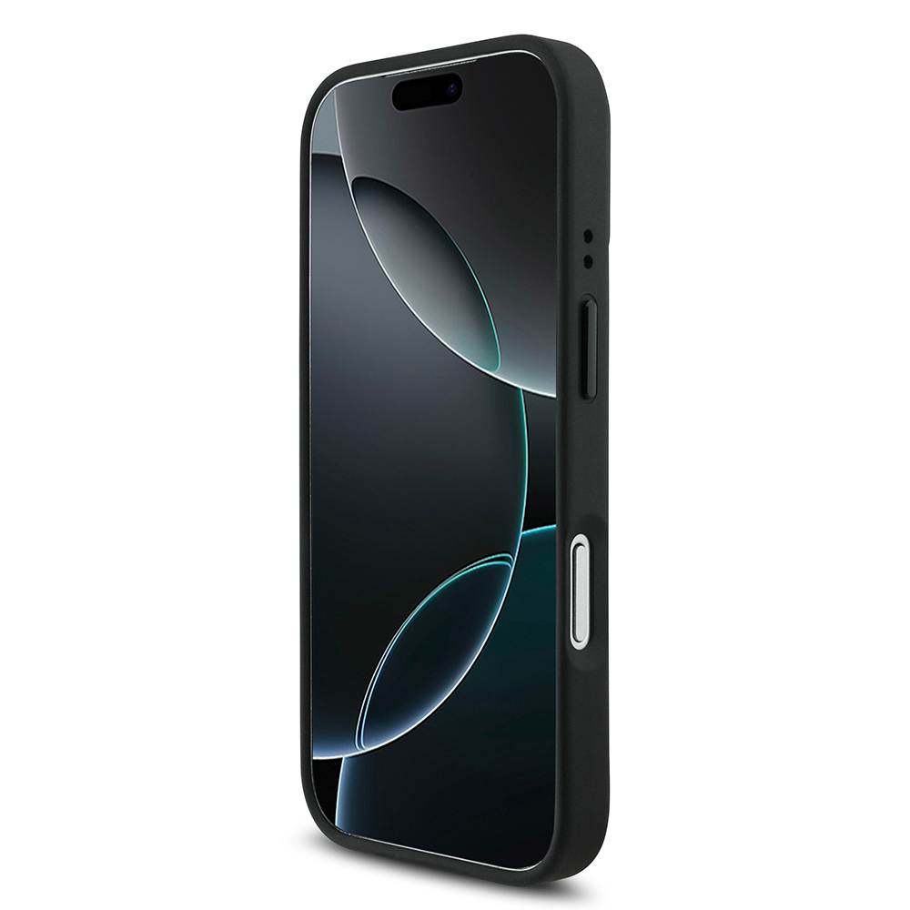 Apple iPhone 17 Pro Kılıf BMW Orjinal Lisanslı M-safe Şarj Özellikli Deri Arka Yüzey Metal Logolu Delikli Şerit Tasarımlı Kapak - 11