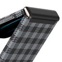 Samsung Galaxy Z Flip Uyumlu 7 Kılıf M-safe Şarj Özellikli Ekose Tasarımlı Benks ArmorAir ArmorVichy Kevlar Kapak - 3
