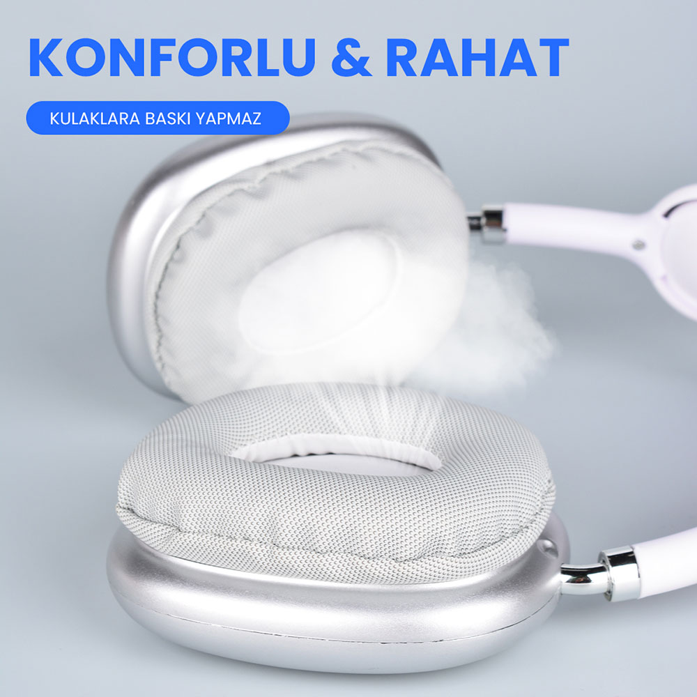 Lapas P10 Hi-Fi Ses Kalitesi Ayarlanabilir ve Katlanabilir Kulak Üstü Bluetooth Kulaklık - 5