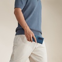 Galaxy Z Fold 7 Kılıf M-safe Şarj Özellikli Aramid Fiber Pitaka Tactile Woven Sunset-Moonrise Serisi Kapak - 11