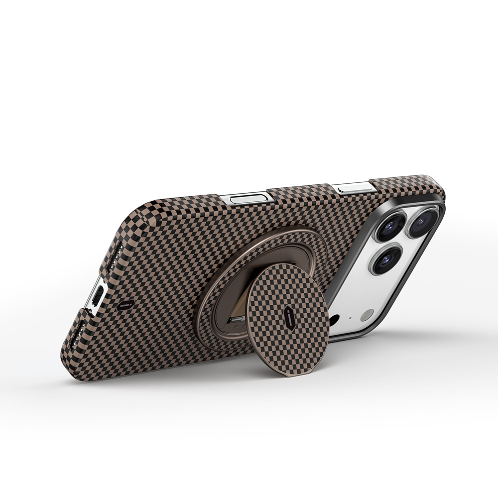 Wiwu Warriors Serisi Aramid Fiber 360 Derece Dönebilen Magnetik Ring Stand Telefon Tutucu - 2