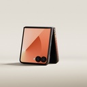 Samsung Galaxy Z Flip Uyumlu 7 Kılıf M-safe Şarj Özellikli Aramid Fiber Pitaka Tactile Woven Sunset-Moonrise Serisi Kapak - 4