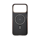 Apple iPhone 17 Pro Max Kılıf M-safe Şarj Özellikli Aramid Fiber Pitaka Tactile Woven Sunset-Moonrise Serisi Sunset Kapak - 12