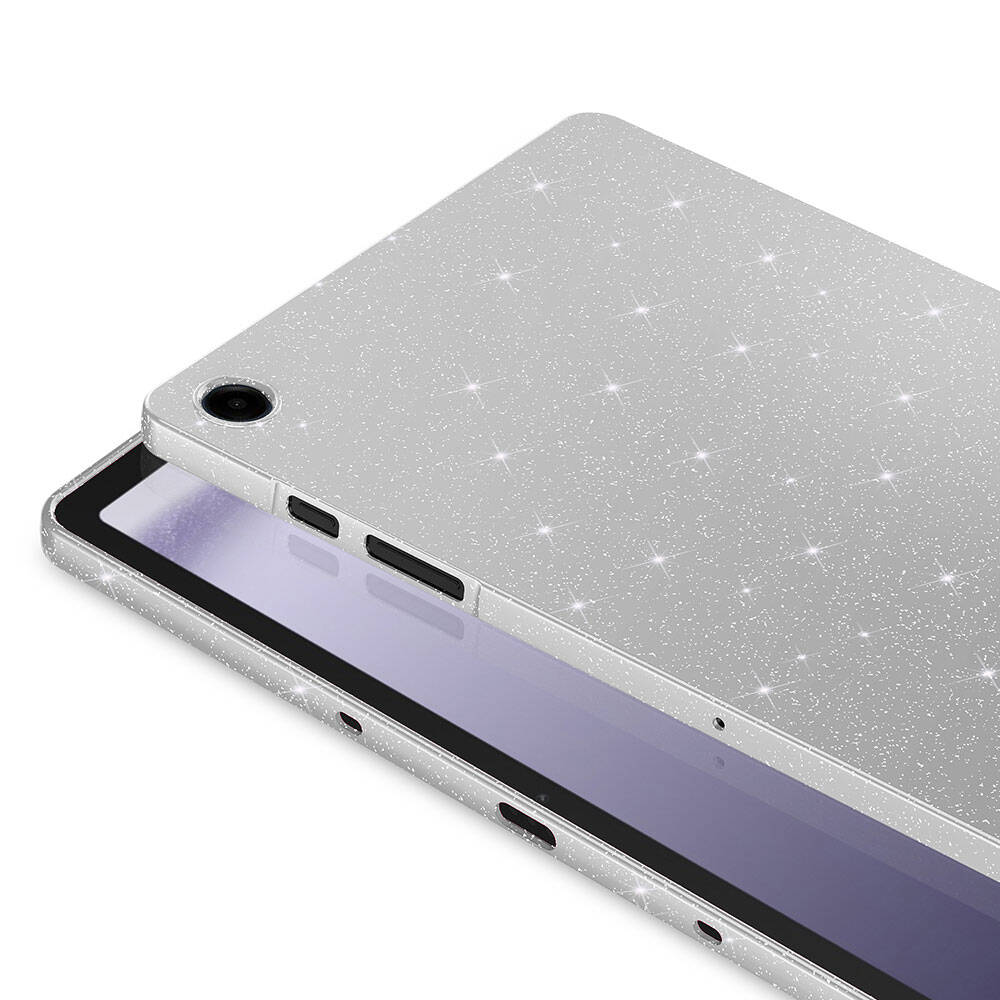 Samsung Galaxy Tab S10 Uyumlu FE Simli Parlak Görünümlü Zore Tablet Koton Kılıf - 12