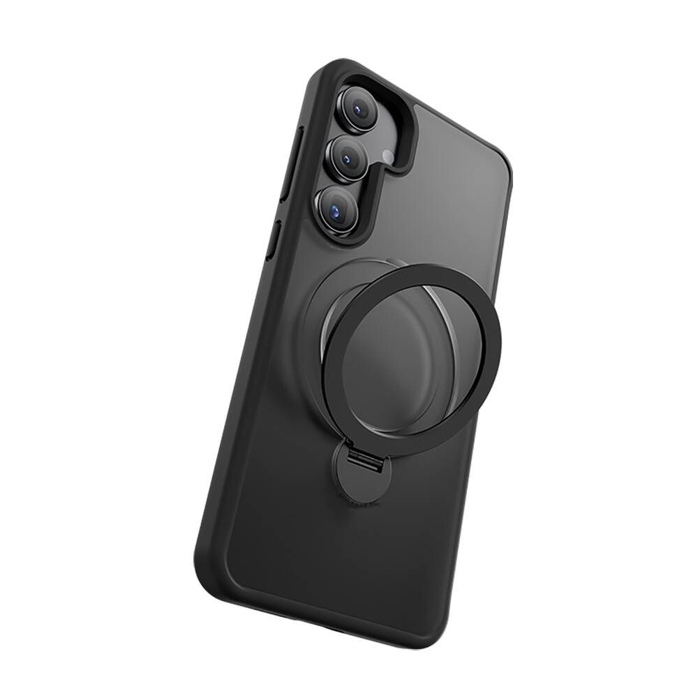 Samsung Galaxy S25 Uyumlu Kılıf M-safe Şarj Özellikli Benks Standlı Mist Protective Kapak - 6