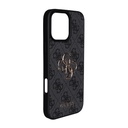 Apple iPhone 16 Pro Max Uyumlu Kılıf Guess Orjinal Lisanslı PU Deri 4G Büyük Metal Logolu Çapraz Vücut Askılı Kapak - 3
