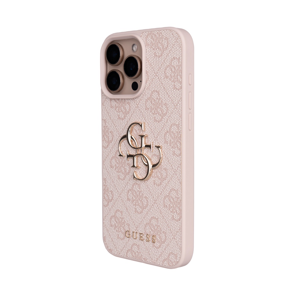 Apple iPhone 16 Pro Max Uyumlu Kılıf Guess Orjinal Lisanslı PU Deri 4G Büyük Metal Logolu Çapraz Vücut Askılı Kapak - 14