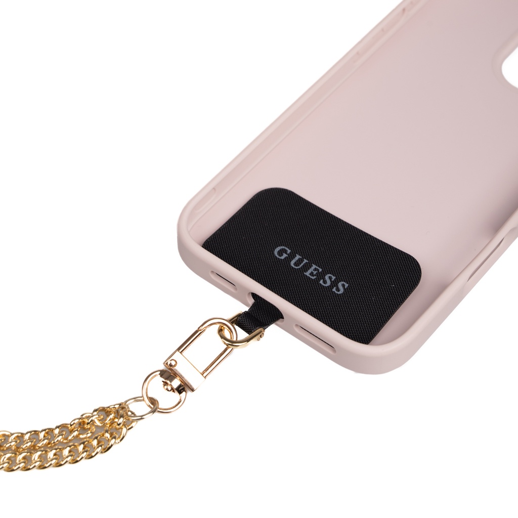 Apple iPhone 16 Pro Max Uyumlu Kılıf Guess Orjinal Lisanslı PU Deri 4G Büyük Metal Logolu Çapraz Vücut Askılı Kapak - 17