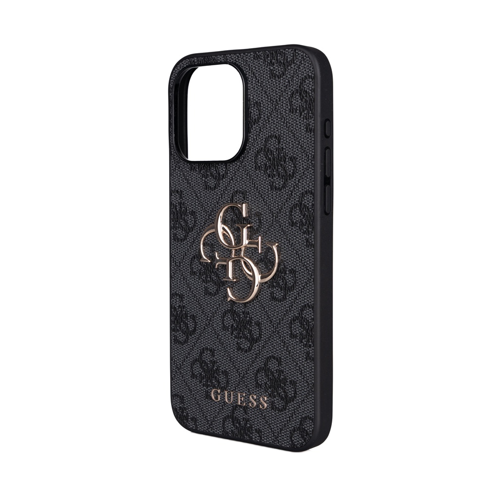 Apple iPhone 15 Pro Max Uyumlu Kılıf Guess Orjinal Lisanslı PU Deri 4G Büyük Metal Logolu Çapraz Vücut Askılı Kapak - 12
