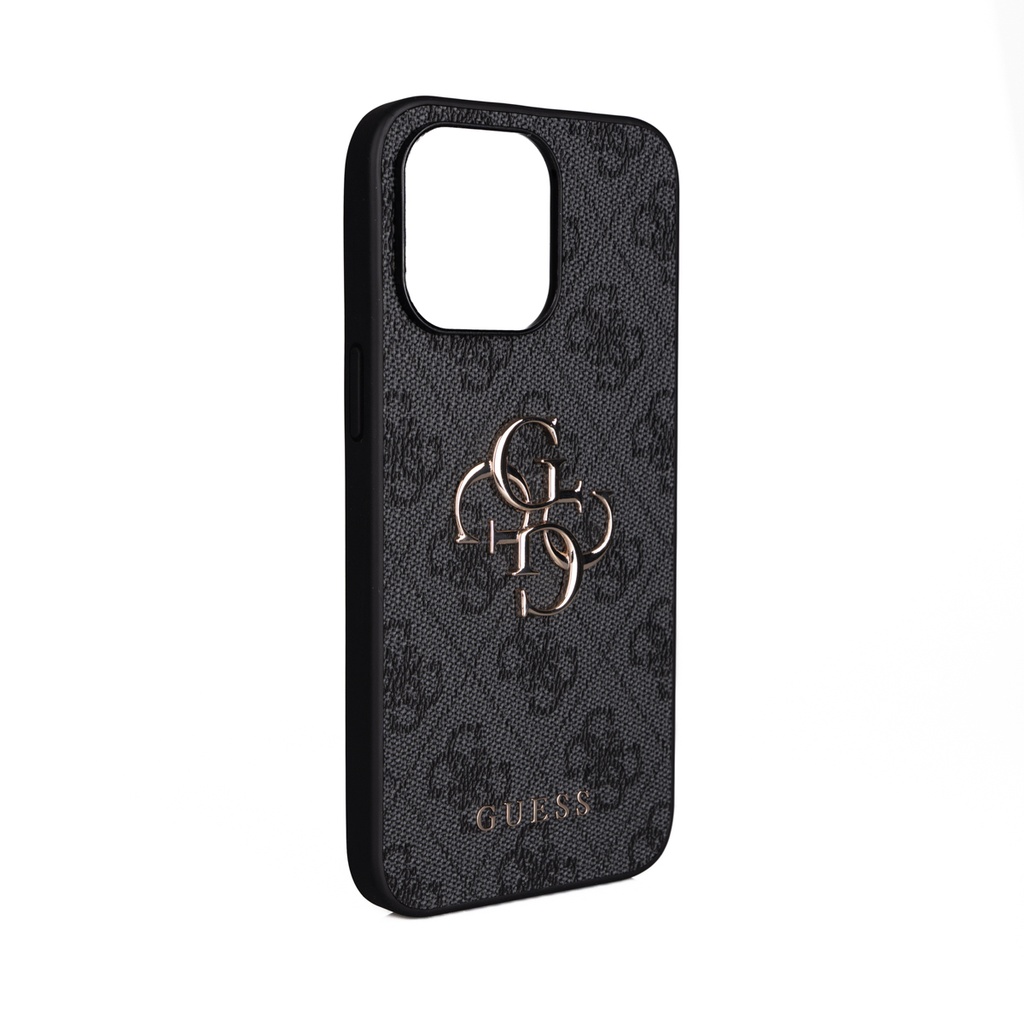 Apple iPhone 15 Pro Max Uyumlu Kılıf Guess Orjinal Lisanslı PU Deri 4G Büyük Metal Logolu Çapraz Vücut Askılı Kapak - 13