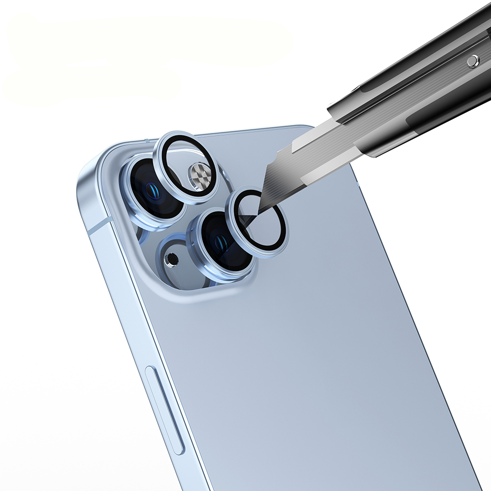 Apple iPhone 14 Uyumlu Zore Mikro Kamera Lens Koruyucu - 1