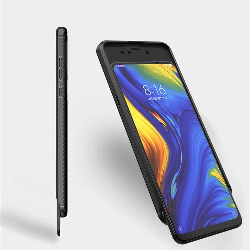 Xiaomi Mi Mix 3 Uyumlu Kılıf Zore Negro Silikon Kapak - 4