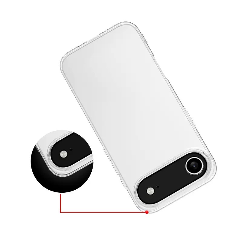 Apple iPhone 17 Air Kılıf Zore Süper Silikon Kapak - 4