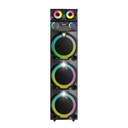 Zore GD-3127 Dijital LED Göstergeli Mikrofonlu RGB TWS Üçlü 12 inç Stereo Bass Kablosuz Karaoke Hoparlör - 1