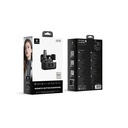 Lenyes LM205 2in1 Type-C Şarj Portlu Yapay Zeka Gürültü Engelleyicili Type-C ve Lightning Bağlantılı Kablosuz Yaka Mikrofonu - 4