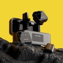 Lenyes LM205 2in1 Type-C Şarj Portlu Yapay Zeka Gürültü Engelleyicili Type-C ve Lightning Bağlantılı Kablosuz Yaka Mikrofonu - 5