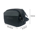 Lenyes LB561 Su Geçirmez Aşınmaya ve Çizilmeye Dayanıklı Çapraz Vücut Askılı Aksesuar Çantası 25.5cm - 4