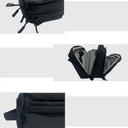 Lenyes LB561 Su Geçirmez Aşınmaya ve Çizilmeye Dayanıklı Çapraz Vücut Askılı Aksesuar Çantası 25.5cm - 6